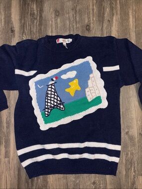 Vintage nautical sweater - 90s - woman’s small